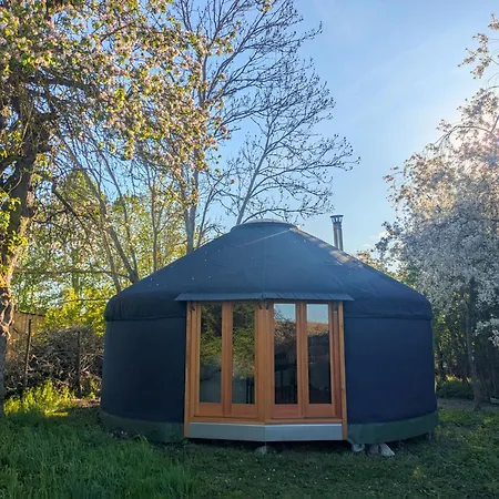 Semesterbostad Jurte Mit Kaminofen, Sauna & Sternenhimmel- Hasseldorf 10 *